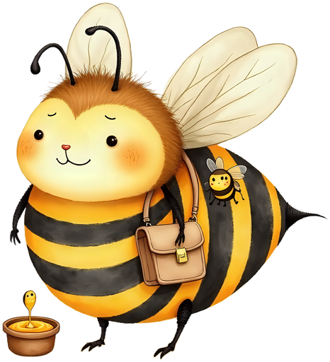 Bertie the bee, keeping watch